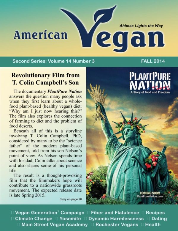 American Vegan Fall 2014 Cover Photo