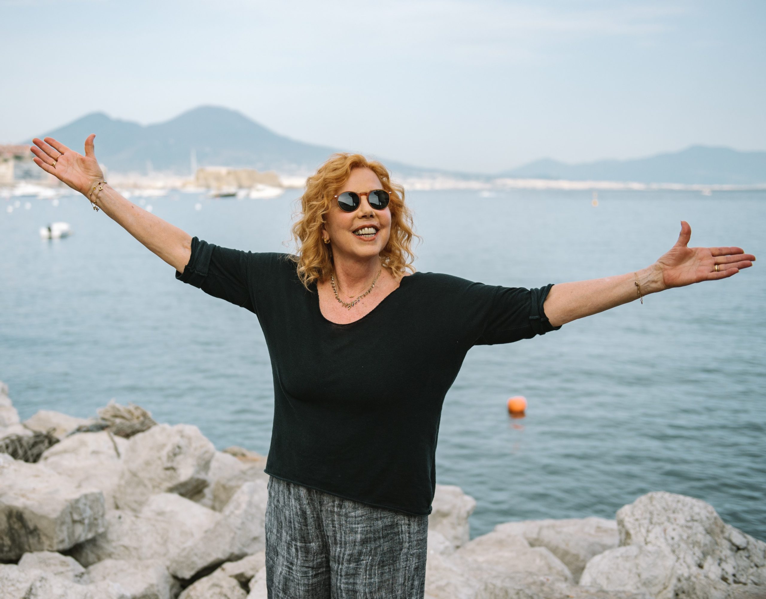 Christina Pirello at Bay of Naples
