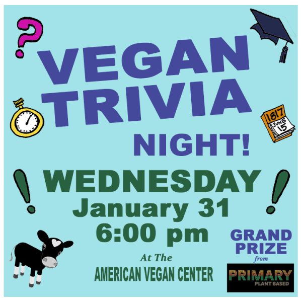Vegan Trivia Quiz Night - American Vegan Society