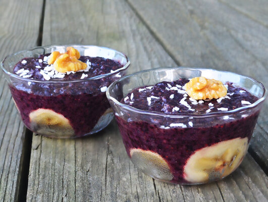 American Vegan Society Blueberry Jell