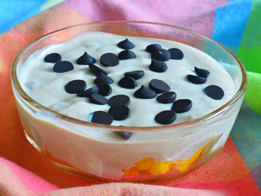 American Vegan Society Mango Cream Pie