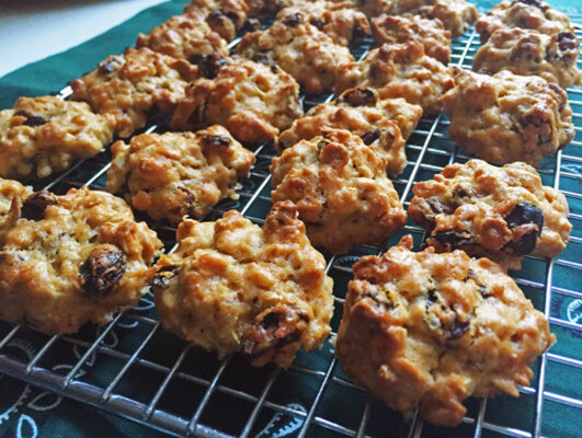 American Vegan Society Oatmeal Raisin Cookies