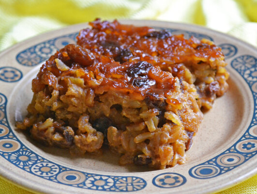 American Vegan Society Rice Pudding