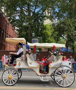 The Caroline carriage in the 2023 Independence Day parade.