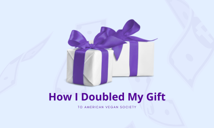 How I Doubled My Gift to AVS